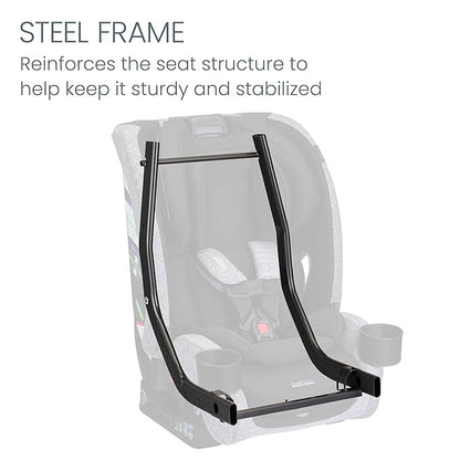 Britax One4Life Slim All-in-One Car Seat, 10 Years of Use, 17.5” SpaceSaver Design, Converts from Rear-Facing Infant Car Seat to Forward-Facing Booster Seat, ClickTight Installation, Mineral Gray