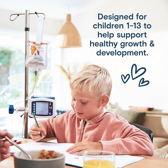 KATE FARMS Organic Pediatric Blended Meal, Mango and Strawberry, 8g protein, organic whole foods, oral or tube feed nutrition, Gluten Free, Non-GMO, 8.45 oz (12 Pack)