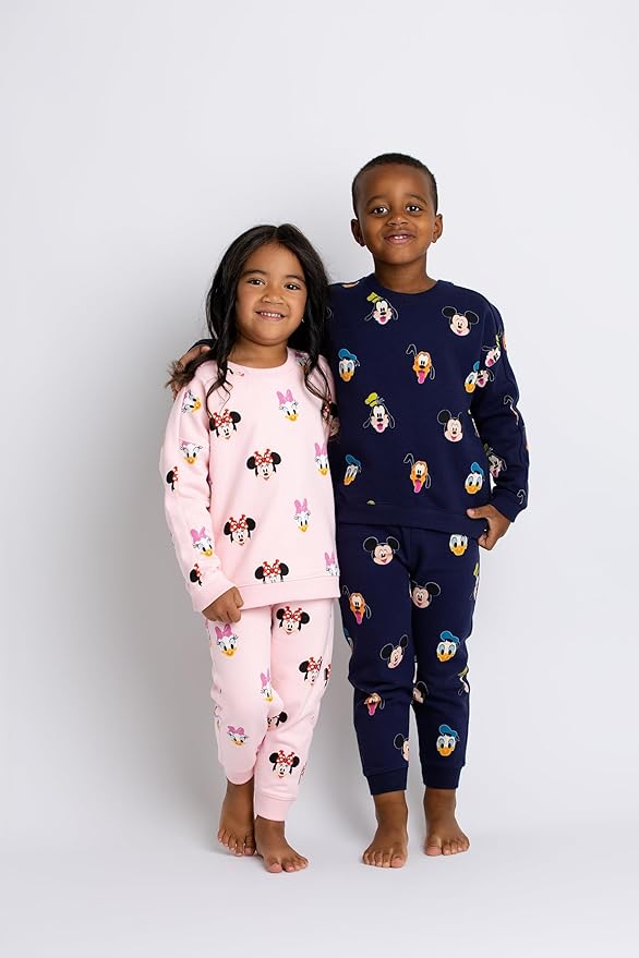 monica + andy Sporty Sweatsuit, 100% Organic Cotton Clothes for Boys & Girls, Outfit Sizes For Kids, Toddler & Infant