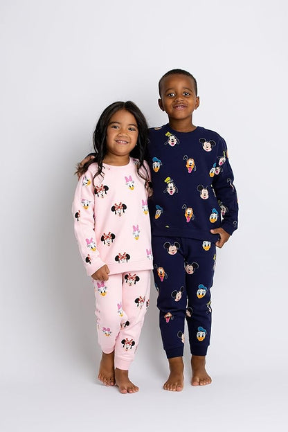 monica + andy Sporty Sweatsuit, 100% Organic Cotton Clothes for Boys & Girls, Outfit Sizes For Kids, Toddler & Infant