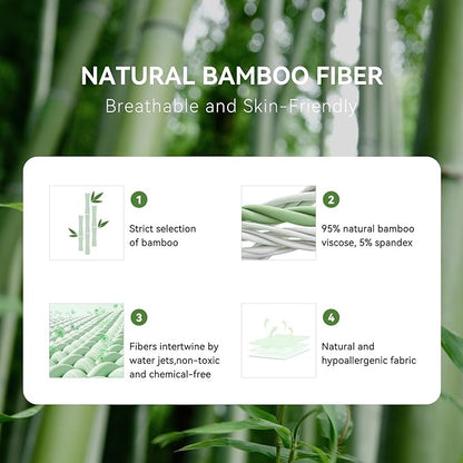 Rayon Made From Bamboo Baby Sleep Sack, SuperSoft 6-12 Months 1.0 Tog Baby Wearable Blanket, Sleeping Sack for Toddler Infant with 2-Way Zipper, Lightweight & Roomy，Green