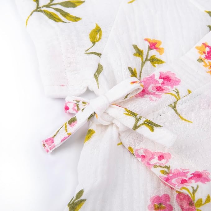 Kimono Robe Newborn Cotton Yarn Robe Baby Romper Infant Japanese Pajamas…