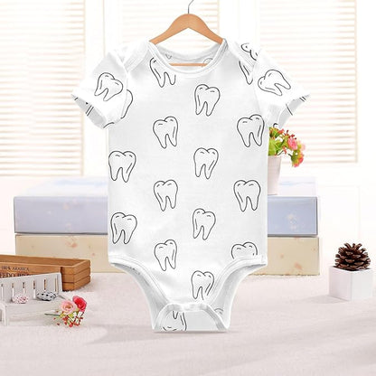 vvfelixl Dachshund Dog Baby Clothes for Boy Girl,Baby One-Piece Bodysuit for 0-24 Months,Short Sleeve