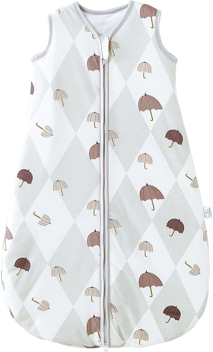 YOHKOH Baby Wearable Blanket, 100% Cotton SleepSack, Swaddle Transition Sleeping Bag, 1.5 TOG