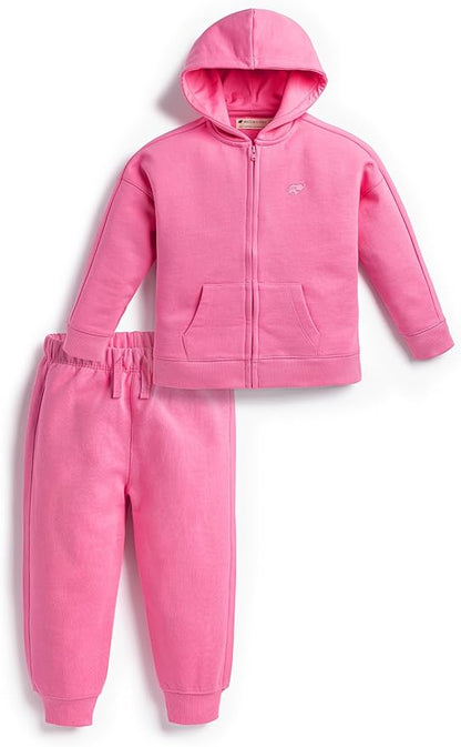 monica + andy Sporty Sweatsuit, 100% Organic Cotton Clothes for Boys & Girls, Outfit Sizes For Kids, Toddler & Infant