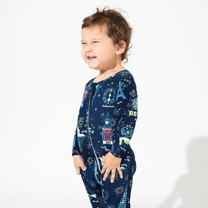 Bellabu Bear Convertible Footies for Baby Boys & Baby Girls, Family Matching Pajamas, Rayon from Bamboo