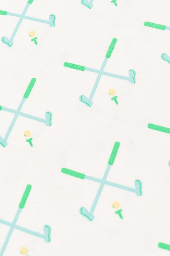 MONICA + ANDY baby-boys Organic Two-piece Shorty Pajama Set