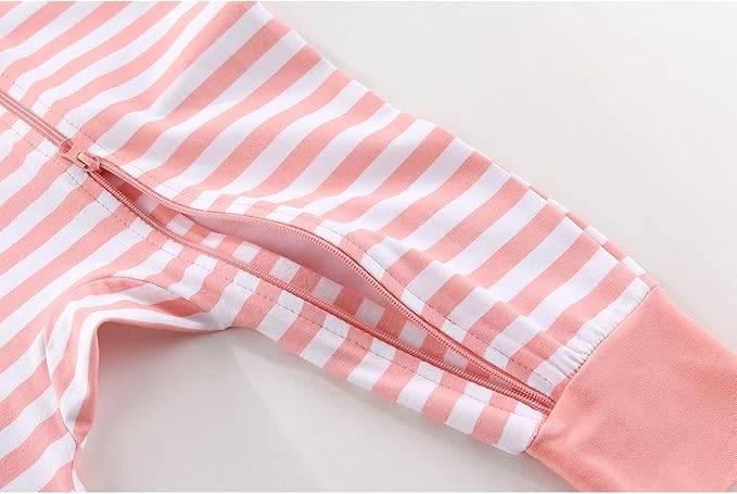 2 Pack Unisex Baby Short Sleeve Rompers 2 Way Zipper New Born One-Piece Jumpsuits 0-24Months Infant Outfits