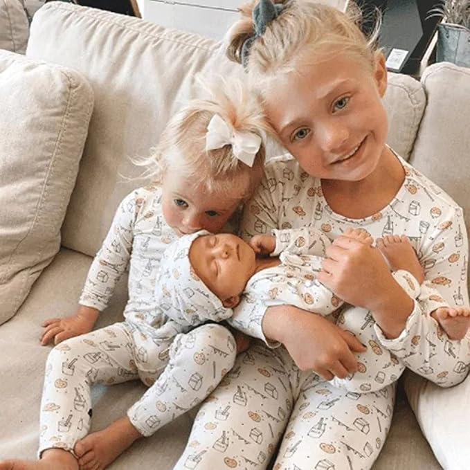 Bellabu Bear Convertible Footies for Baby Boys & Baby Girls, Family Matching Pajamas, Rayon from Bamboo