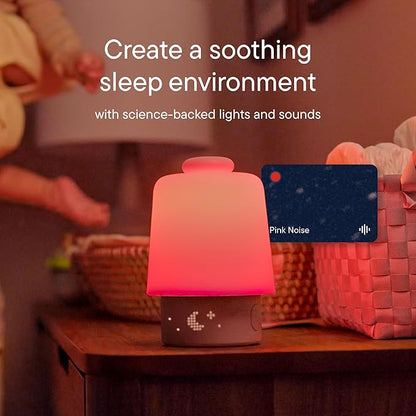 Hatch Baby Sound Machine, Night Light | Hatch Baby Model | Sleep Support | Registry Essential, Routine Builder, Time-to-Rise Alarm Clock, White Noise, Nursery Stories, Toddler Kids (Wi-Fi), Putty
