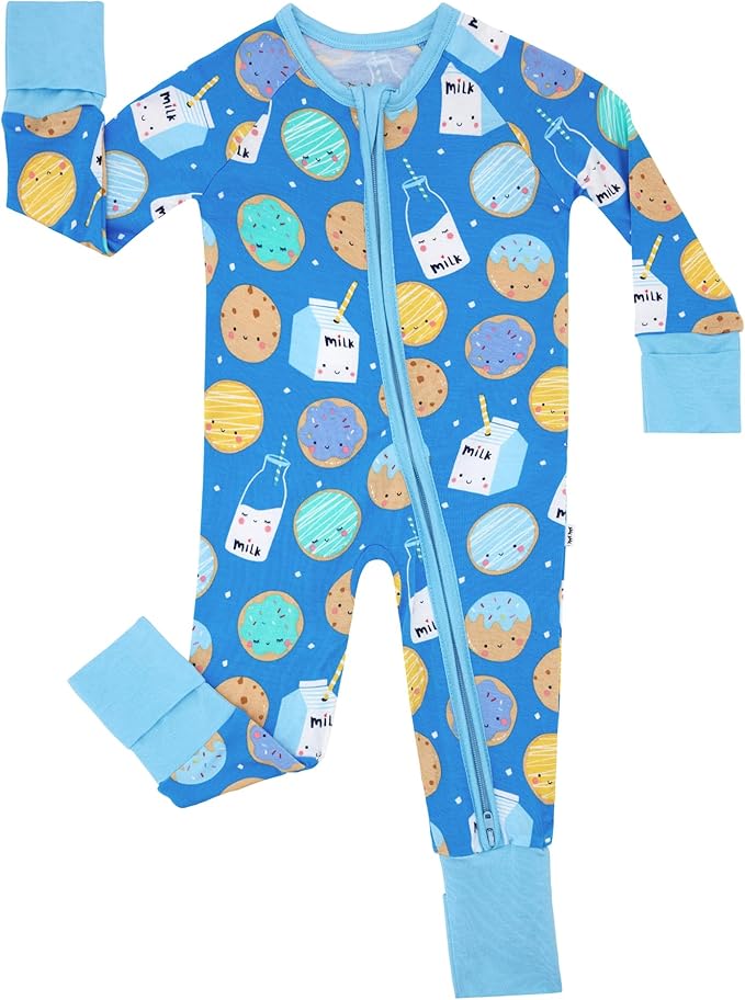 Little Sleepies Pajamas for Baby Boys & Girls, Viscose from Bamboo Baby Pajamas, Preemie & Newborn Sleepers, 2-Way Zipper PJs