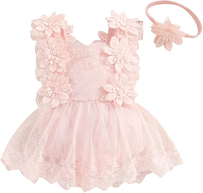 Baby Girl Clothes Floral Boho Lace Romper Bodysuit Romper Jumpsuit Summer Outfit Summer Baby Clothes Girls