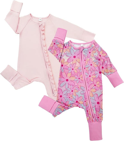 Bow Dream Baby Bamboo Rayon Romper Girl Footless Viscose Newborn Infant Footie Mitten Cuffs Toddler Boy Clothes