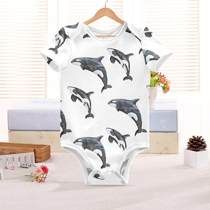 vvfelixl Dachshund Dog Baby Clothes for Boy Girl,Baby One-Piece Bodysuit for 0-24 Months,Short Sleeve