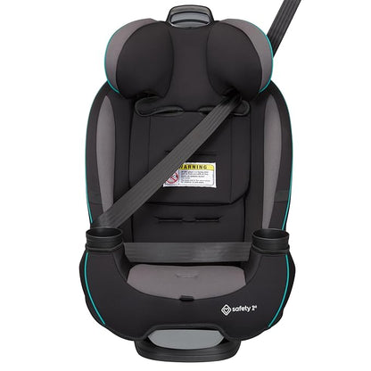 Safety 1st Grow and Go All-in-One Slim Convertible Car Seat, Rear Facing, 5-40 lbs, Forward Facing (30–65 lbs), High Back Booster Seat 40-100 pounds, Green Gables