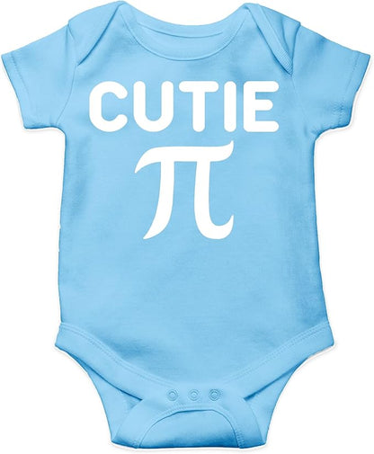 AW Fashions Cutie Pie Baby Bodysuit Cute Sweet Outfit Boys Girls Newborn Romper Infants Announcement