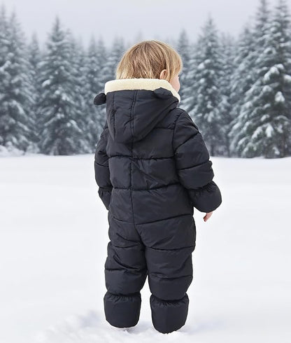 BFUSTYLE Baby Snowsuit 0-24 Months Winter Clothes Infant Boy Girl Puffer Jacket Newborn One Piece Coat with Hooded