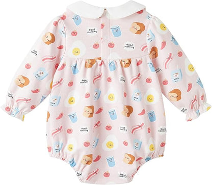 pureborn Baby Girls Boys Bodysuit Super Soft Cotton Romper 0-24 Months