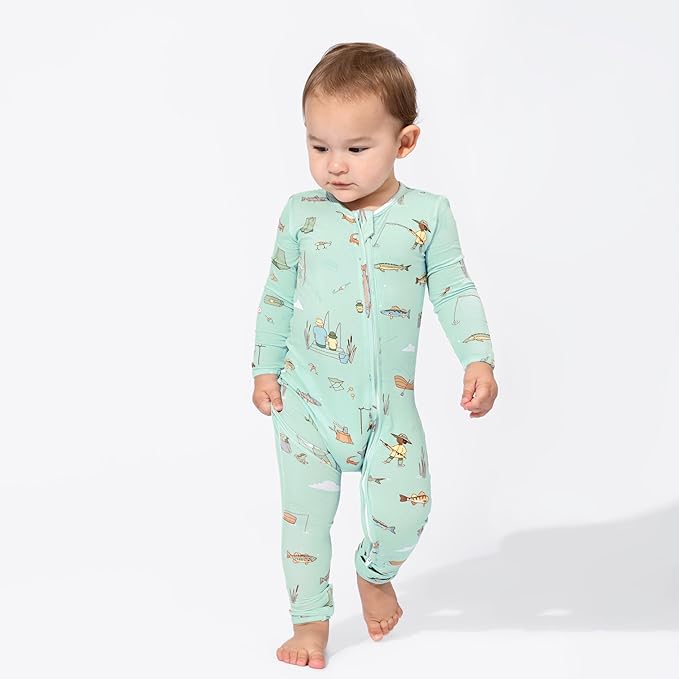 Bellabu Bear Convertible Footies for Baby Boys & Baby Girls, Family Matching Pajamas, Rayon from Bamboo