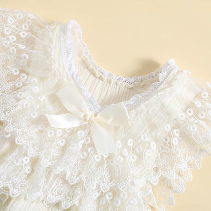 Baby Girl Clothes Floral Boho Lace Romper Bodysuit Romper Jumpsuit Summer Outfit Summer Baby Clothes Girls