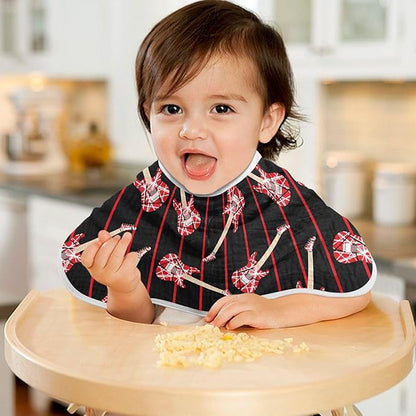 vvfelixl Electric Guitar Burp Cloths for Baby Boy Girls Baby Washcloths Burp Rags 1 Pack Black