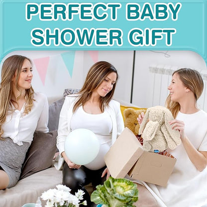 Dearbaby Baby Soother Cry Activated Sensor Toys,Heartbeat Bunny for Babies,Plush Stuffed Animal for Newborn Infants,Baby Toy Vibrating with Mom’s Heartbeat,Baby Shower Gifts for Girls and Boys