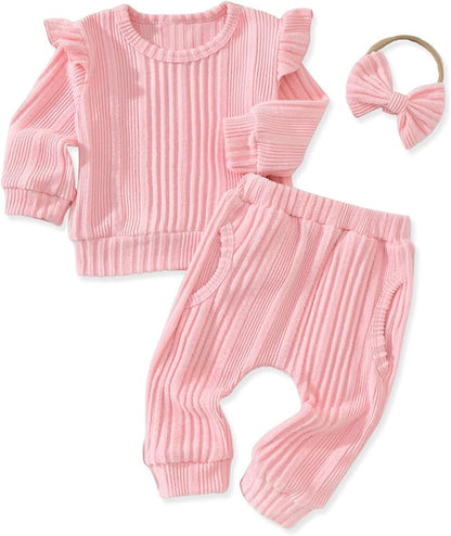 Aalizzwell Infant Baby Girl Fall Winter Outfit