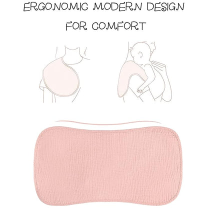 Konssy Muslin Baby Burp Cloths Sets for Unisex- 6 Pack Large 100% Cotton Burping Clothes for Newborn, Baby Girls and Boys