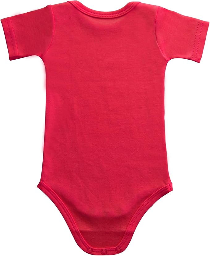 Baby Onsies 100% Cotton Short Sleeve Baby Bodysuits Solid Color Infant Bodysuits for Newborn Baby 3-Pack