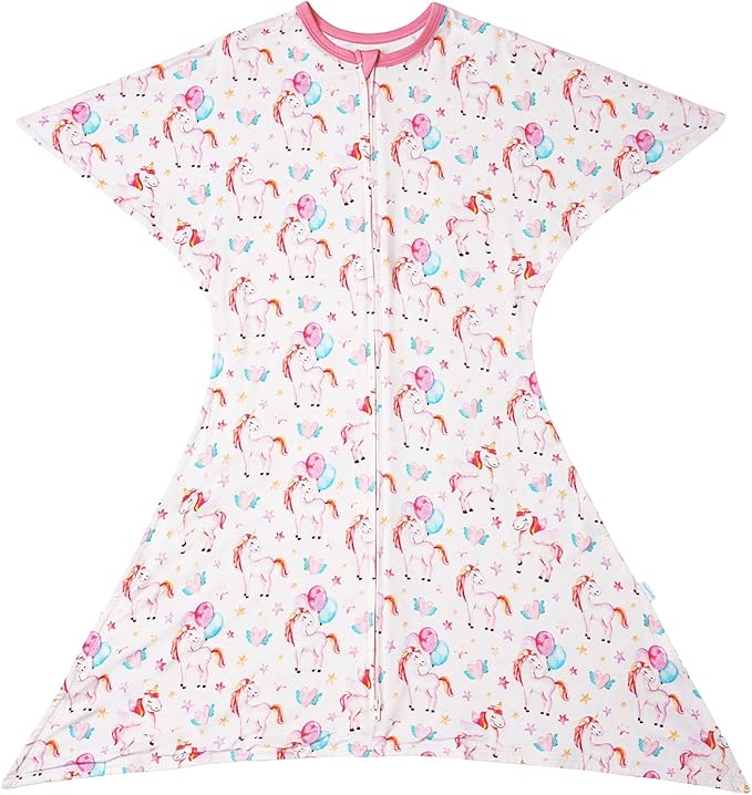 Baby Sleeper Gown Viscose from Bamboo Newborn Nightgowns Unisex Long Sleeve Sleep Sack