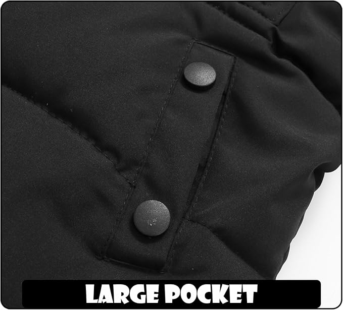 Toddler Winter Coat Baby Jacket Snow Boy Hoodie Puffer Girl Fleece Clothes 1-5T