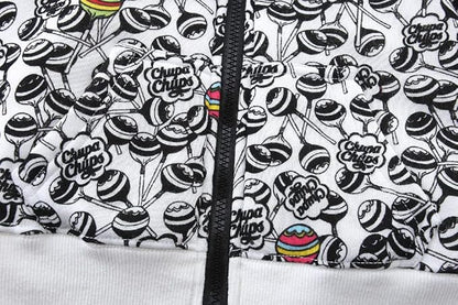 Mud Kingdom Boys Girls Full-Zip Hooded Sweatshirt Fur Lined Funny Pattern 6 Months-8 Years