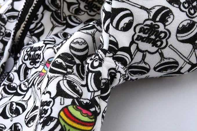 Mud Kingdom Boys Girls Full-Zip Hooded Sweatshirt Fur Lined Funny Pattern 6 Months-8 Years