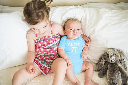 AW Fashions Cutie Pie Baby Bodysuit Cute Sweet Outfit Boys Girls Newborn Romper Infants Announcement
