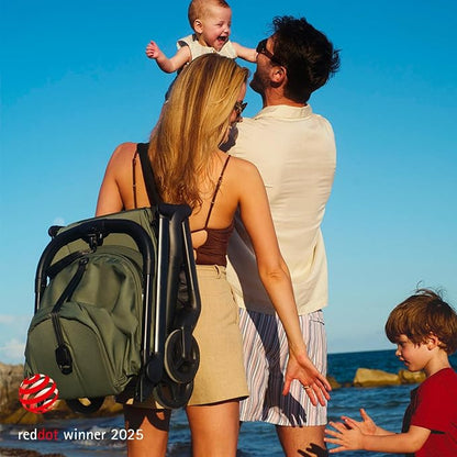 Bugaboo Butterfly 2 Travel Stroller, Ultra-Compact One-Second Fold, Lightweight and Airplane-Friendly (Indigo)