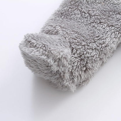 Newborn Baby Snowsuit Fleece Lined Onesie Outfits Warm Hooded Romper for Infant