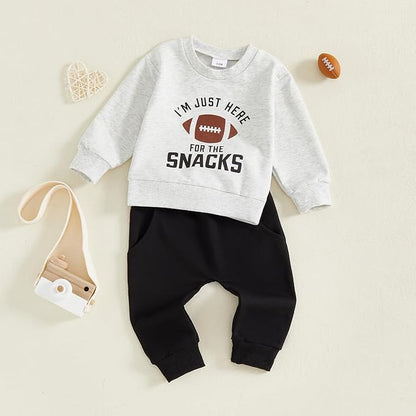 CIYCUIT Toddler Baby Boy Clothes Long Sleeve Sweatshirt Pants Set Fall Winter Outfits