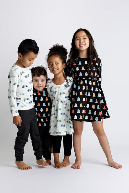 monica + andy Sporty Sweatsuit, 100% Organic Cotton Clothes for Boys & Girls, Outfit Sizes For Kids, Toddler & Infant