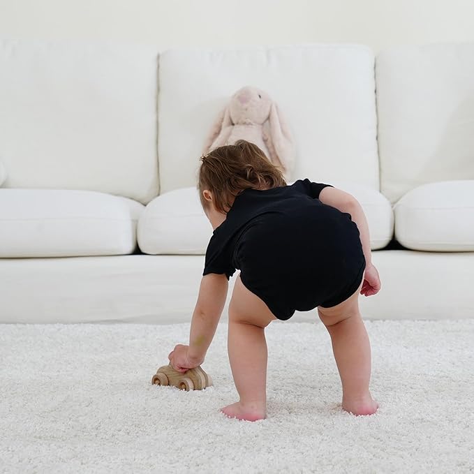 Cnins Funny Baby Bodysuit & Daddy Matching Cotton Outfit for Wild One 1st Birthday, Unisex Newborn Infant Clothes 0-24M