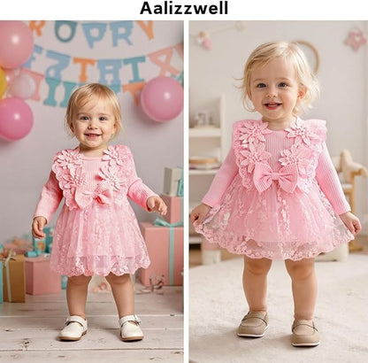 Baby Girl Lace Bodysuit Dress
