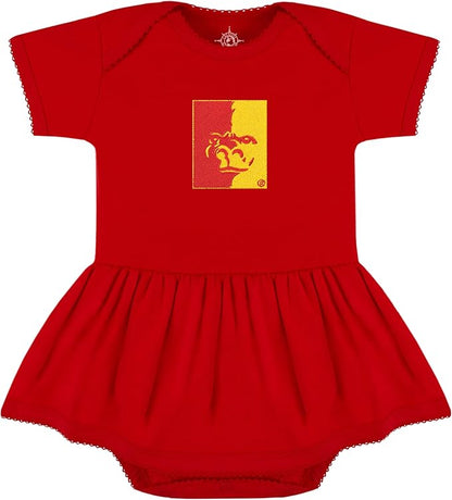 Creative Knitwear College Baby Picot Bodysuit Dress - Team Logo, Multiple Colors, for Baby Girls (0-24 Months)