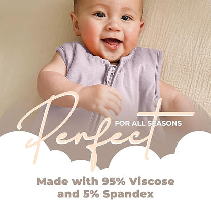 Nyte Nyte Baby - Sleeveless Soft Baby & Toddler Sleeping Sack, Breathable with Adjustable Feet Cuffs & Anti-Slip Grip