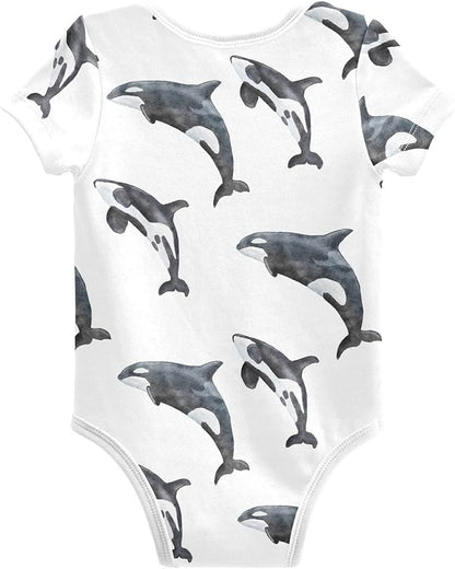 vvfelixl Dachshund Dog Baby Clothes for Boy Girl,Baby One-Piece Bodysuit for 0-24 Months,Short Sleeve