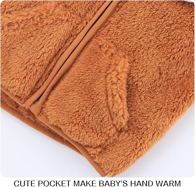 Baby Boy Fleece Jacket Girl Winer Clothes Coat Toddler Boy'S Clothing Sweater