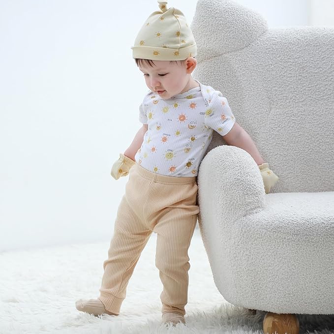 Baby Bodysuit Boy Girl Clothes Soft Newborn Infant Outfit Short Sleeve Romper