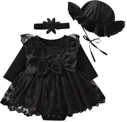 Baby Girl Lace Bodysuit Dress