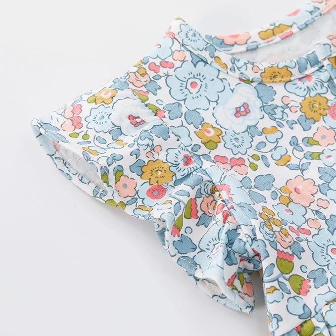 pureborn Baby Girls Boys Bodysuit Super Soft Cotton Romper 0-24 Months