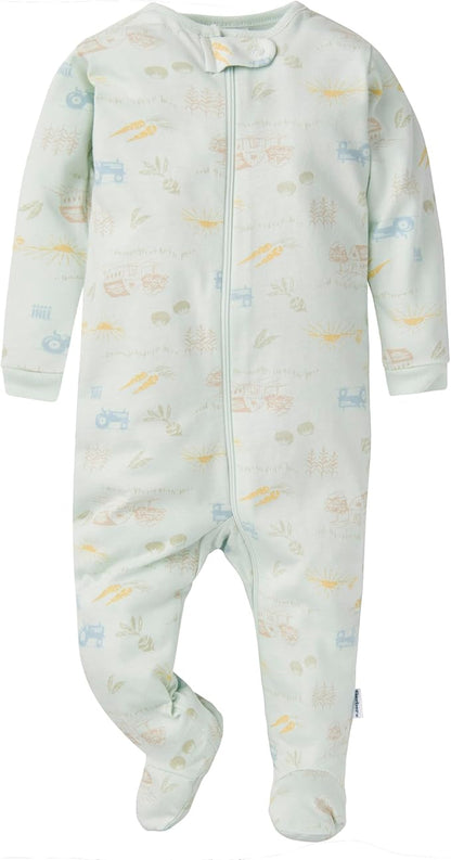 Gerber Baby Girls 4 Pack Sleep 'N Play Footie