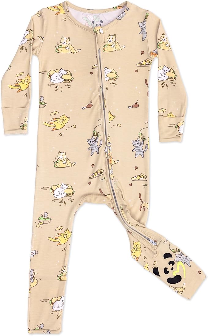 Bellabu Bear Convertible Footies for Baby Boys & Baby Girls, Family Matching Pajamas, Rayon from Bamboo