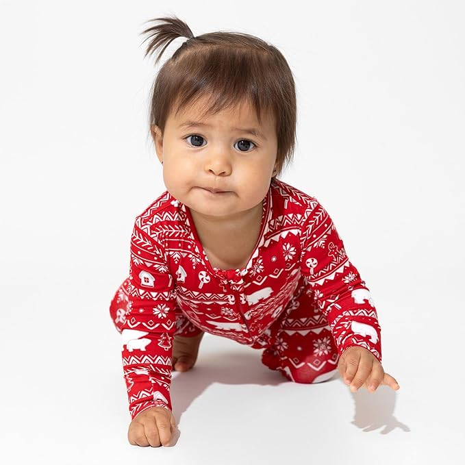 Bellabu Bear Convertible Footies for Baby Boys & Baby Girls, Family Matching Pajamas, Rayon from Bamboo